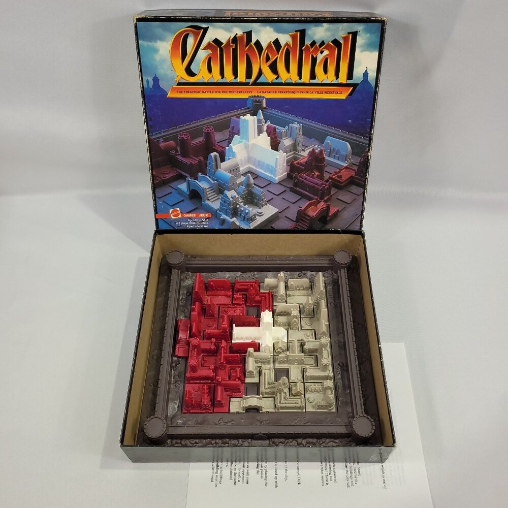 Cathedral Vintage 1986 Strategy Battle Game by Mattel